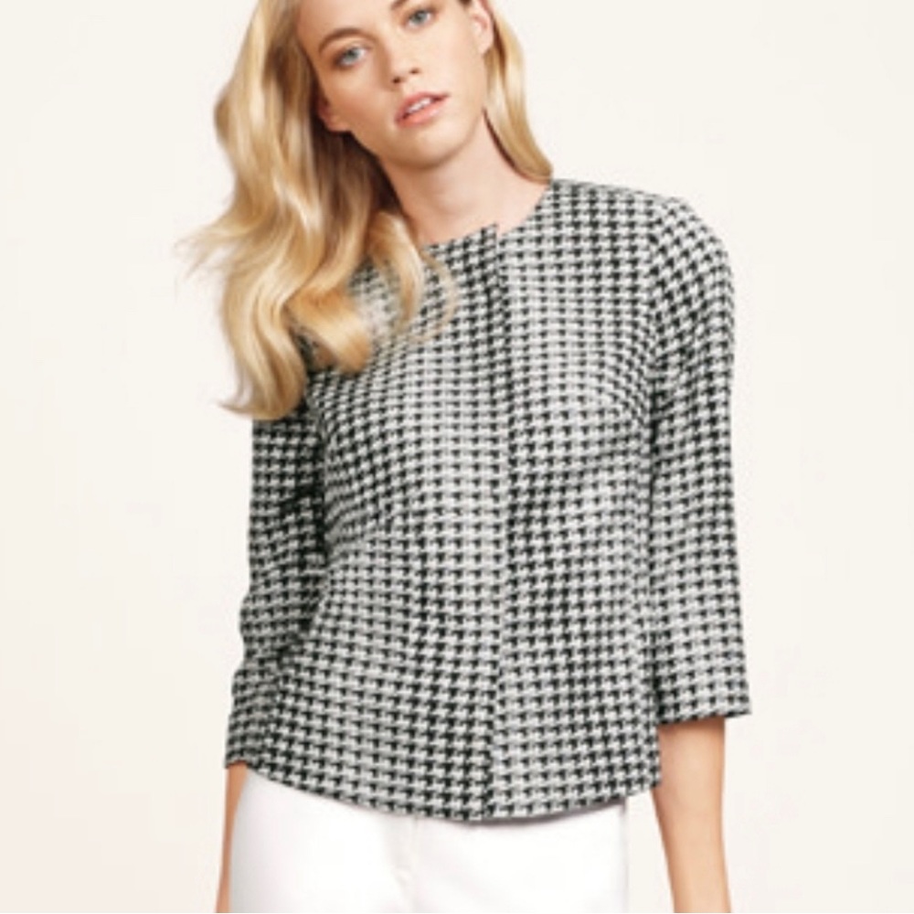 The Limited Scandal Collection Houndstooth Blazer.
